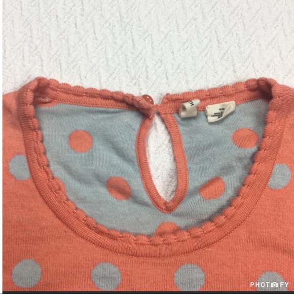 Anthropologie MOTH Polka Dot Pullover Sweater - M - Picture 6 of 8